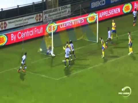 jessy galvez lopez (rcs charleroi) goal vs waasland beveren 2014