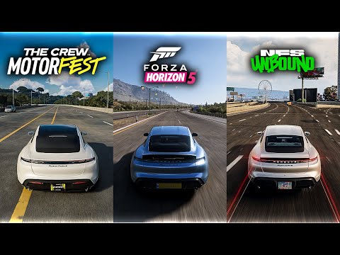 The Crew Motorfest VS Forza Horizon 5 VS NFS Unbound Sound Comparison