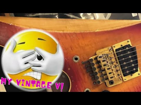 This Poor Vintage Flying V! | WYRON | Hacked 1980s Gibson "The V" CMT Cherry Sunburst