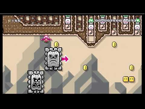 Super Mario Maker 2: ♪ Thwomp it, thwomp it real good ♪