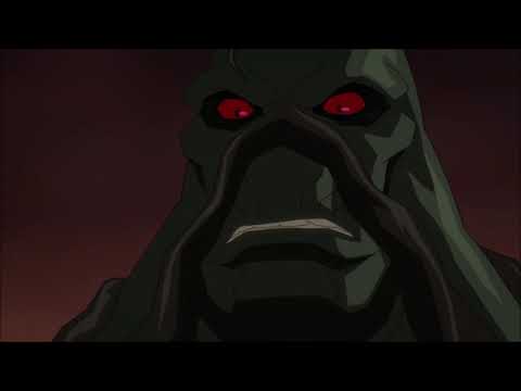 Pissed off Swamp Thing destroys Darkseid's machine Justice League Dark Apokolips