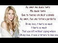 Shakira - La Tortura Lyrics in English and Spanish - ft Alejandro Sanz - A torture - Translation & M Shakira - La Tortura Lyrics in English and Spanish - ft Alejandro Sanz - A torture - Translation & M