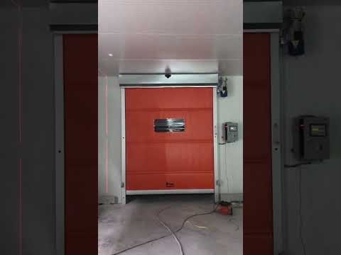  high speed roll up door system designed for industrial facilities, warehouses and logistics operation