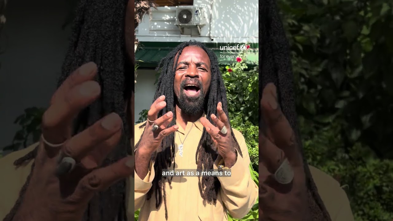 Rocky Dawuni: Art is a tool for expression, freedom and unity | UNICEF Ghana World Art Day