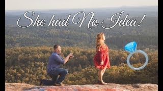 SURPRISE PROPOSAL ON A MOUNTAIN!