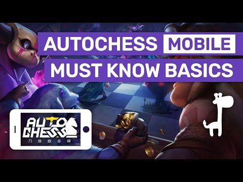 Auto Chess Mobile - MUST KNOW BASICS | Auto Chess Guides, Tips and Strategies Video