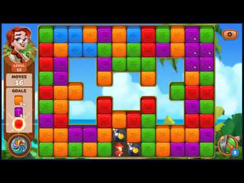 Lost Island Blast Adventure Level 15 - NO BOOSTERS 🏝️ | SKILLGAMING ✔️