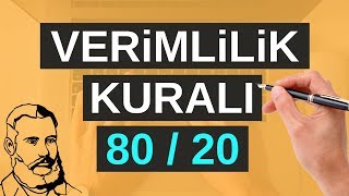 Başarılı insanların daha verimli olabilme sırrı | 80/20 kuralı – Paret