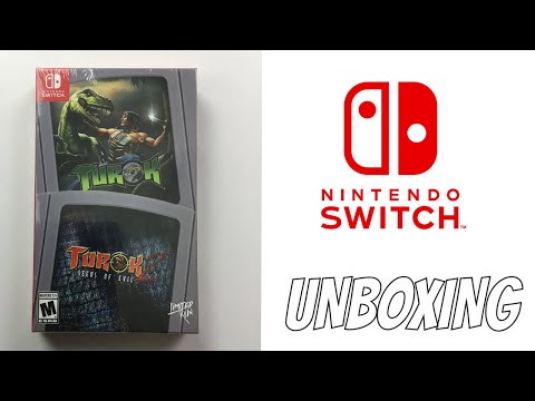 TUROK AND TUROK 2 SEEDS OF EVIL NINTENDO SWITCH GAME UNBOXING