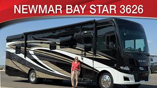 A preview image of the linked video showcasing 2024 Newmar Bay Star 3626