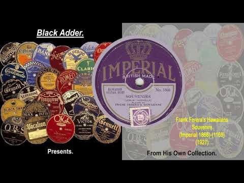 Frank Ferera's Hawaiians - Souvenirs(1927)