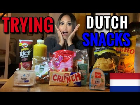 Trying DUTCH snacks for the FIRST time!