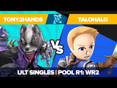 Tony2Hands vs TaloHalo - Ultimate Singles R1 Pools: WR2 - Low Tide City | Wolf vs Mii Swordfighter