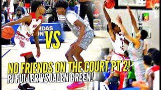 Future McDs All Americans Jalen Green vs PJ Fuller & MarJon B. BATTLE!! NO FRIENDS On Court Pt 2