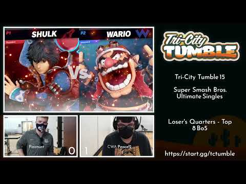 Tri-City Tumble 15: Ult. Singles - Fizzmint Shulk) vs Peace!2 (Wario) - Winner's Finals