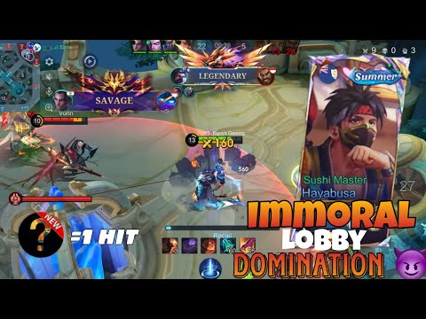 Mythic Immortal Rank Hayabusa Gameplay 🔥 Easy Solo Carry