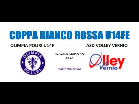 CU14FE - OLIMPIA POLIRI U14F vs ASD VOLLEY VERNIO