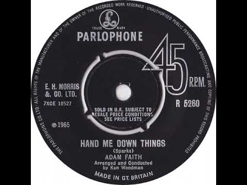 UK New Entry 1965 (108) Adam Faith - Hand Me Down Things