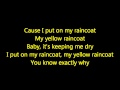 Justin Bieber- Yellow Raincoat Acoustic Lyrics HD