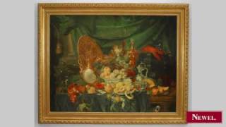 Antique Italian Renaissance style still life of fruit with