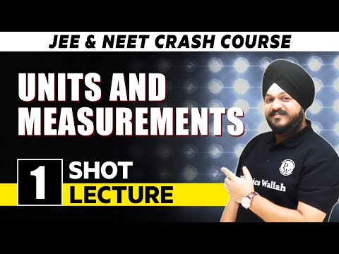UNITS AND MEASUREMENTS | ONE SHOT PHYSICS | CHAMPIONS - JEE/NEET CRASH COURSE