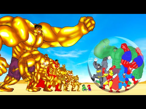 Rescue HULK & SPIDERMAN, SUPERMAN, BATMAN From GOLD SUPERHEROES : Returning From The Dead SECRET!