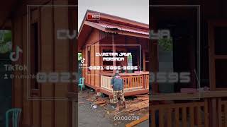 Download lagu Rumah kayu ukuran 6m x 4m 🏠 info pemesanan 0821-8955-9595 📞 mp3