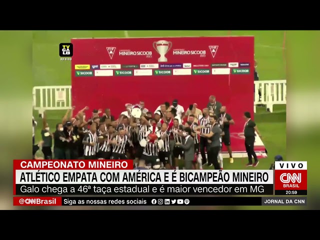 Atlético empata com América e vence Campeonato Mineiro pelo 2º ano consecutivo