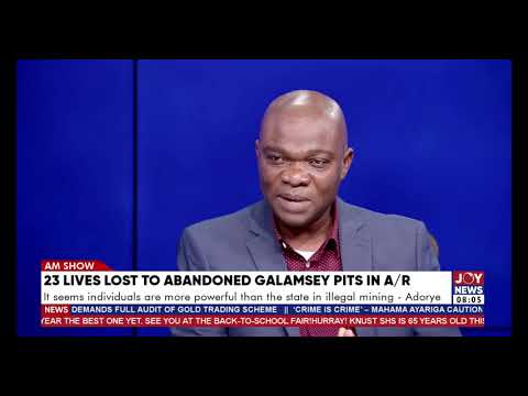 23 lives lost to abandoned galamsey pits in A/R: Illegal mining fight grows complex — Dr. Boahene.