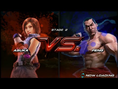 Asuka Kazama vs Feng Wei - Tekken 6 Gameplay