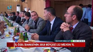 İL ÖZEL İDARESİ'NİN 2018 BÜTÇESİ 132 MİLYON TL