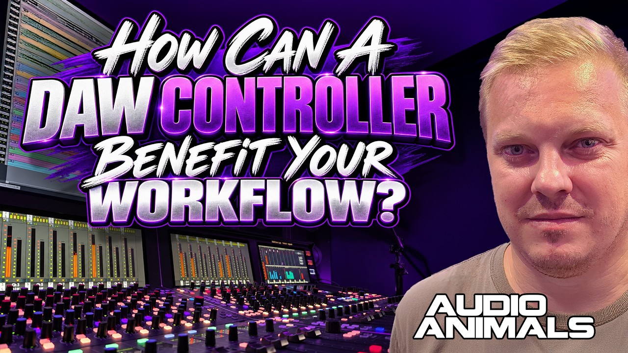 Paul Ashmore discussing how a DAW controller can improve your mixing workflow