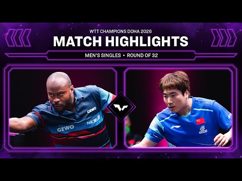 Quadri Aruna vs Liang Jingkun | MS R32 | WTT Champions Doha 2026