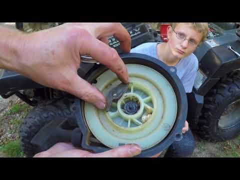 Yamaha Grizzly ATV Part 22: Pull start and carburetor issues.