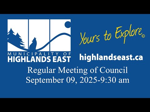 Regular Meeting of Council September 9th, 2025, 9:30am