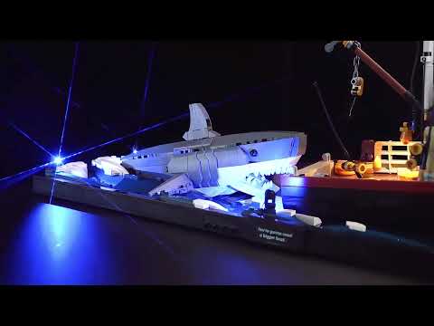 BrickBling Light Kit for LEGO Ideas Jaws 21350