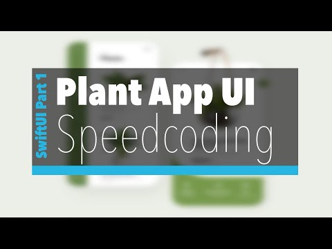 SwiftUI Plant App - Part 1 | UI Speed Coding