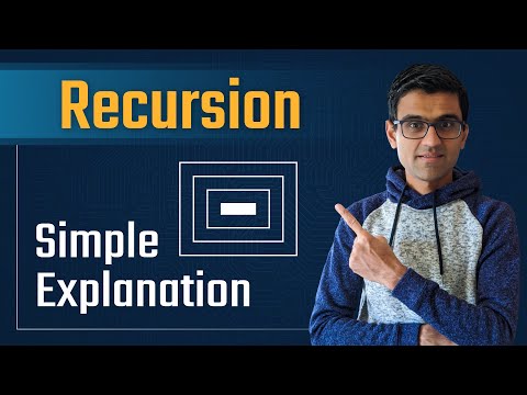 Simple Explanation of Recursion | Recursion Python| Data Structures Algorithms Tutorial Python 20