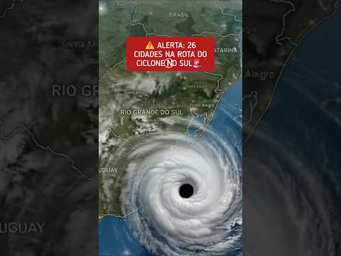 ​🚨 ALERTA MÁXIMO: CICLONE EXTRATROPICAL SEVERO NO SUL #shorts #cicloneextratropical #riograndedosul