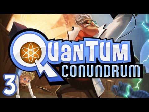 Let's Play Quantum Conundrum - part 3 - Mind the gap