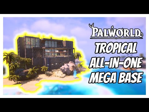 Ich habe in Palworld eine tropische Insel-ALL-IN-ONE-MEGA-BASIS gebaut (und das können Sie auch!)...