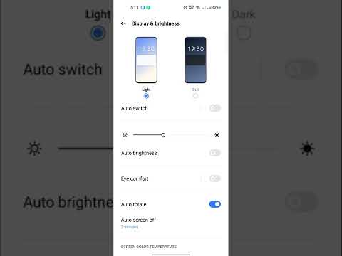 how to auto screen rotation in realme 8 8 pro