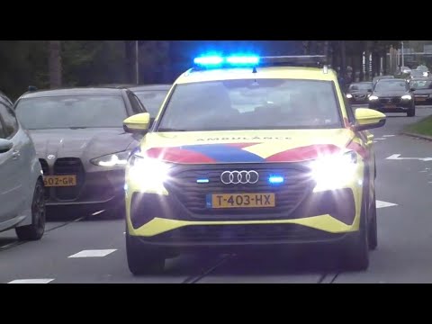 A1, 02-802 Audi Q4 Ovd-G met spoed naar MMT inzet in Leeuwarden