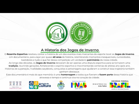 Resenha Esportiva - A Historia dos Jogos de Inverno