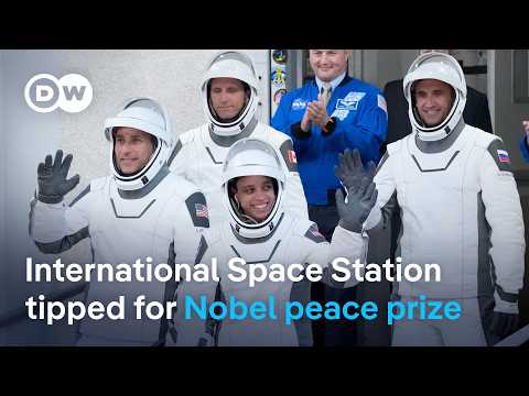 Latest ISS flight arrives with US-Russia-Canada crew | DW News