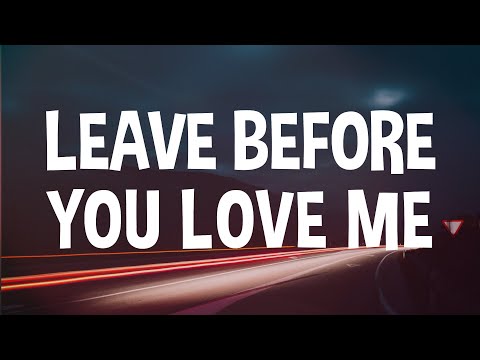 Marshmello x Jonas Brothers - Leave Before You Love Me (Lyrics)