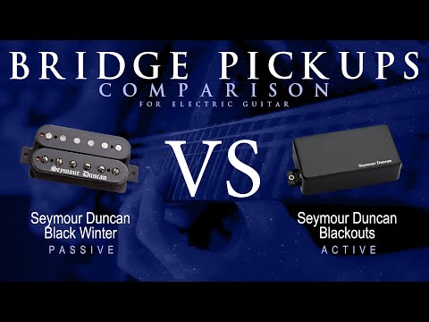 Seymour Duncan BLACK WINTER vs BLACKOUTS - Bridge Pickup Guitar Tone Comparison Demo