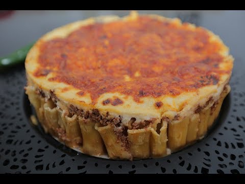 مكرونة بشاميل بالفيديو