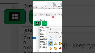 How to add emojis based on condition Excel #shorts #youtubeshorts #excel