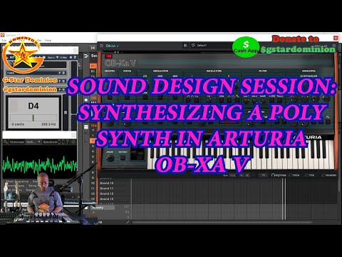 Sound Design Session:  Synthesizing a Poly Synth in Arturia OB-Xa V